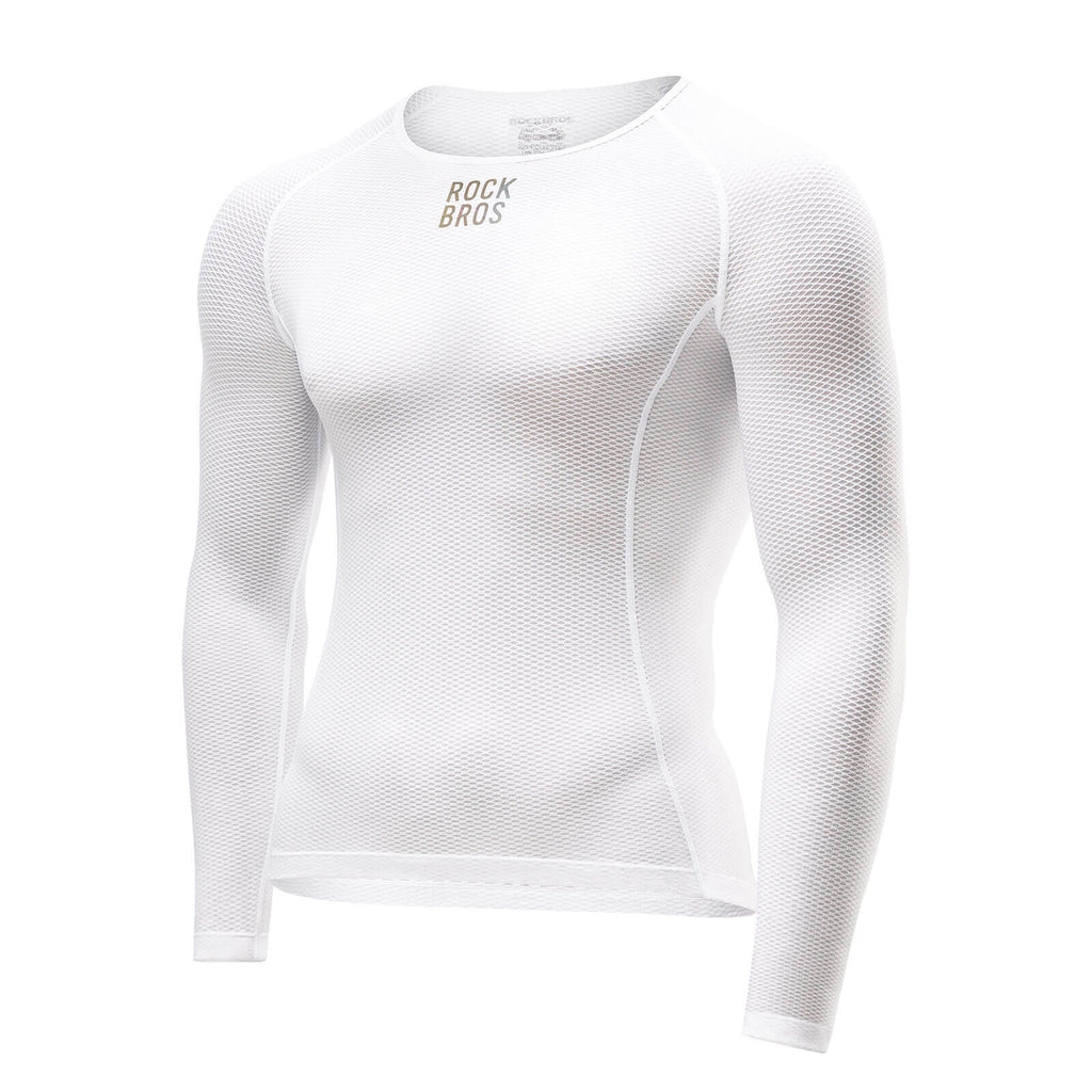 ROCKBROS Herren Langarm-Radtrikot Funktionsshirt Fahrrad Jersey Schnell Trocknen