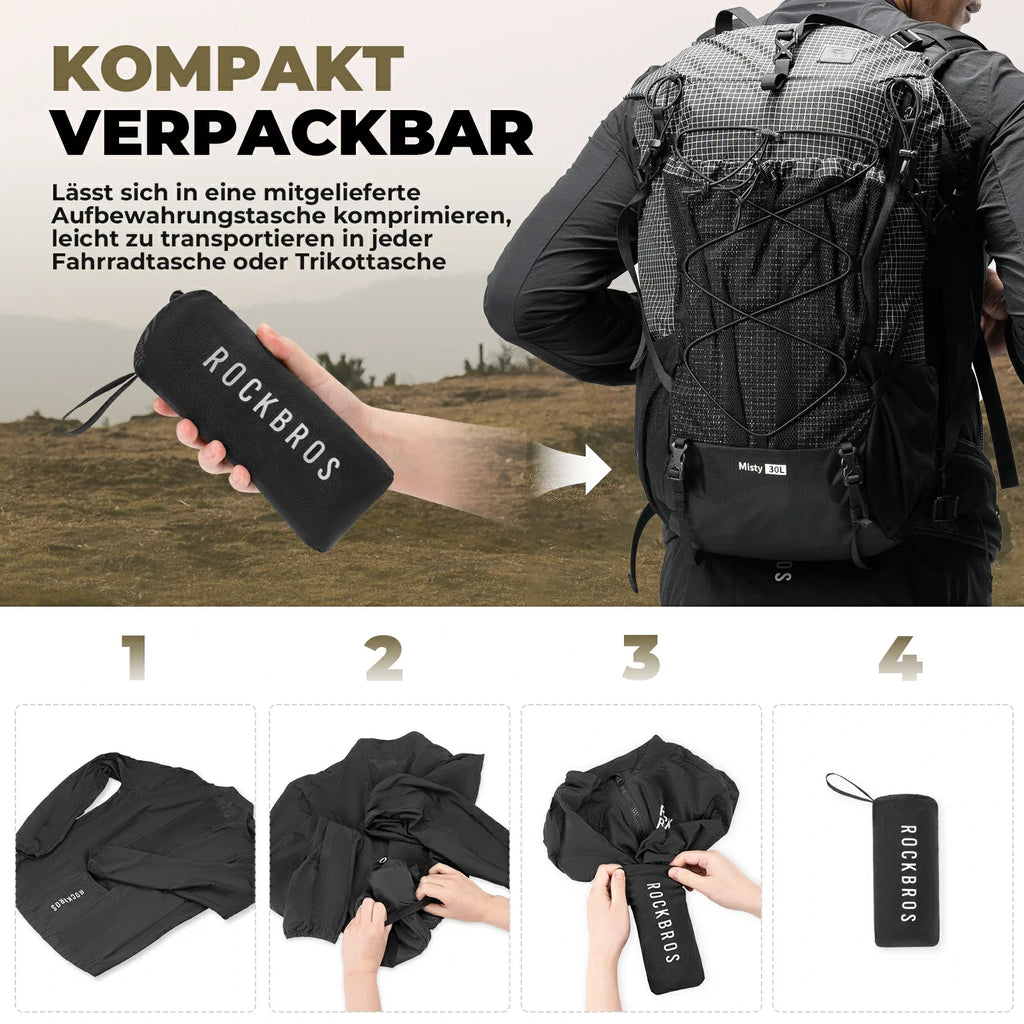Herren Leichte Fahrradjacke Atmungsaktiv Frühling