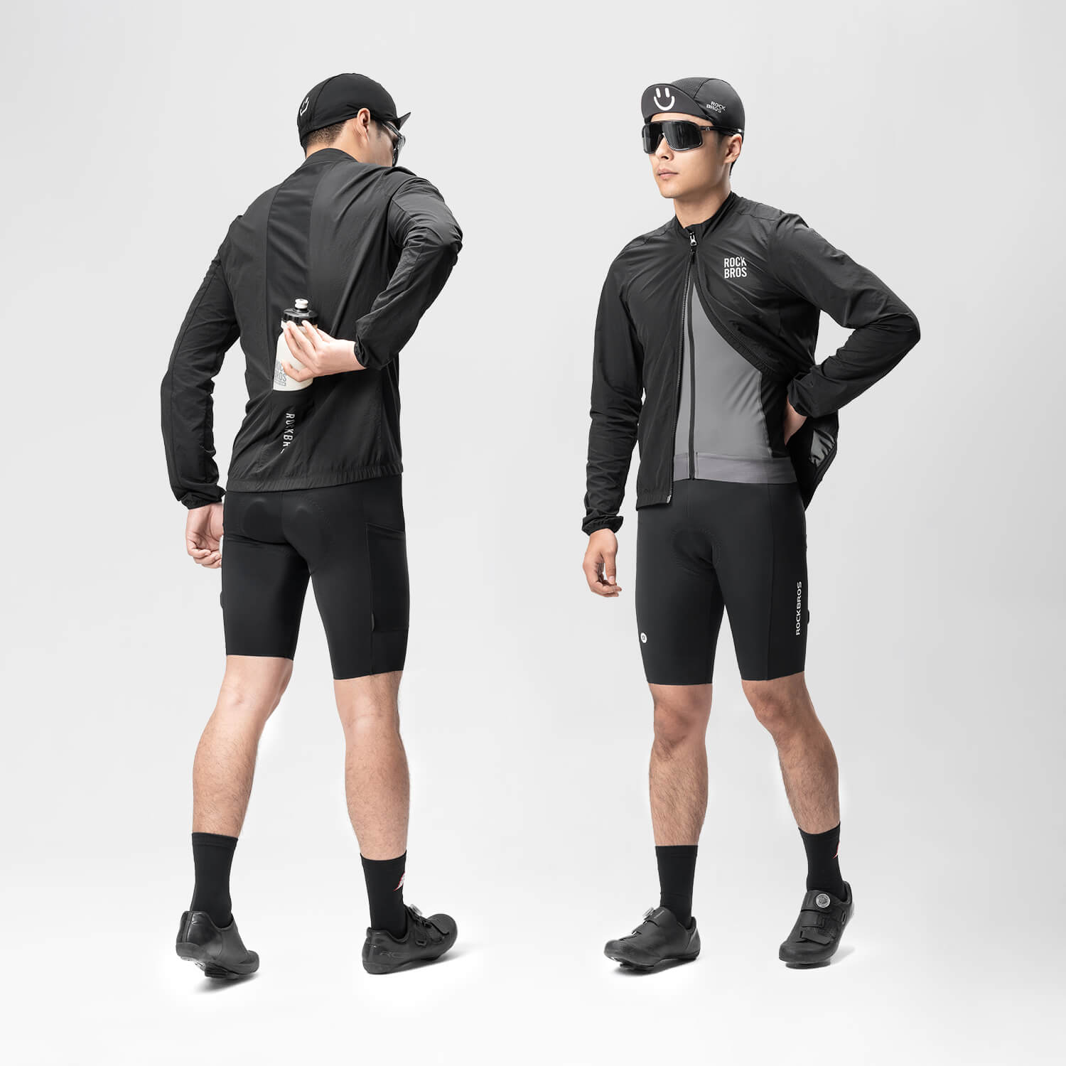 Herren Leichte Fahrradjacke Atmungsaktiv Frühling
