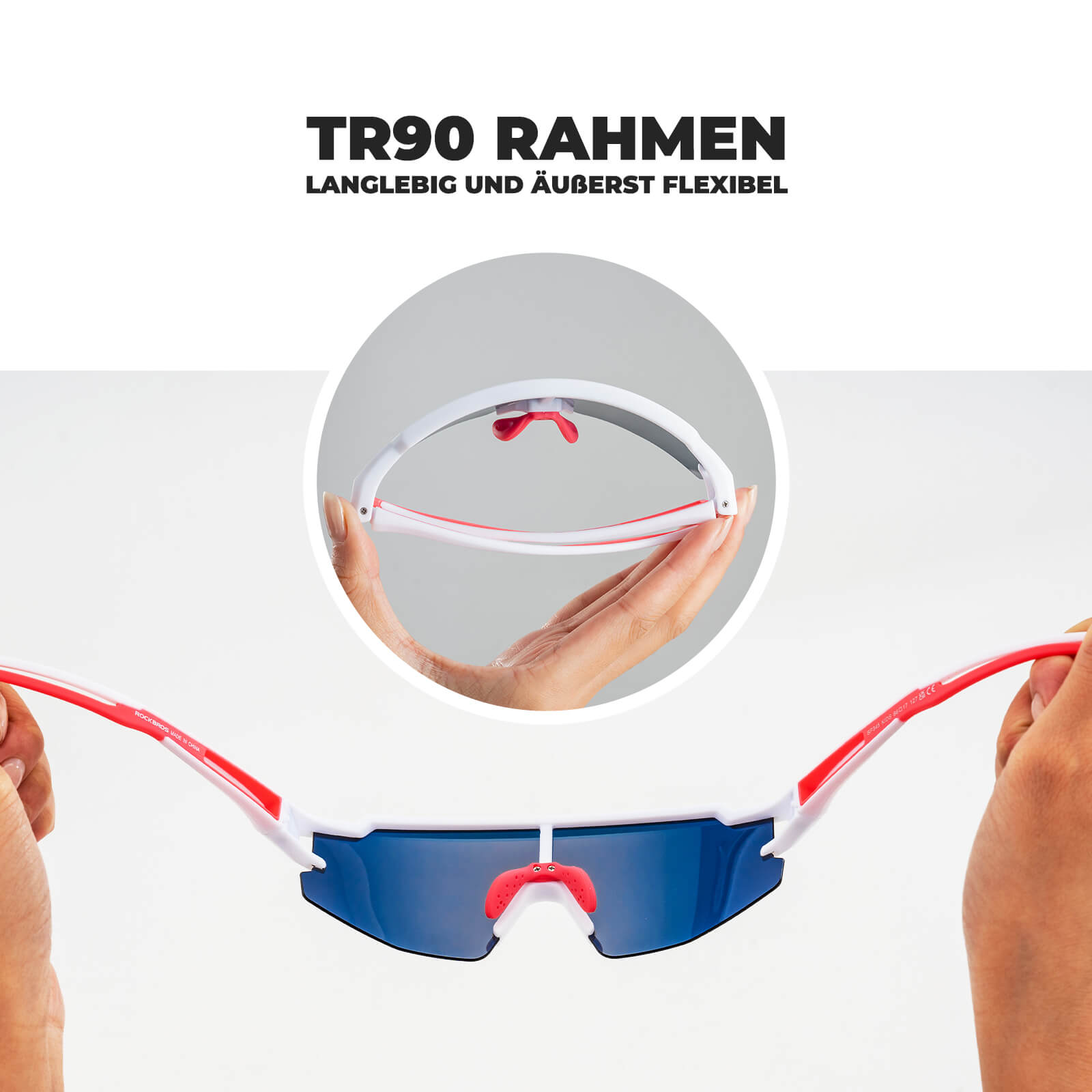 Polarisierte Sport- und Fahrradbrille für Kinder