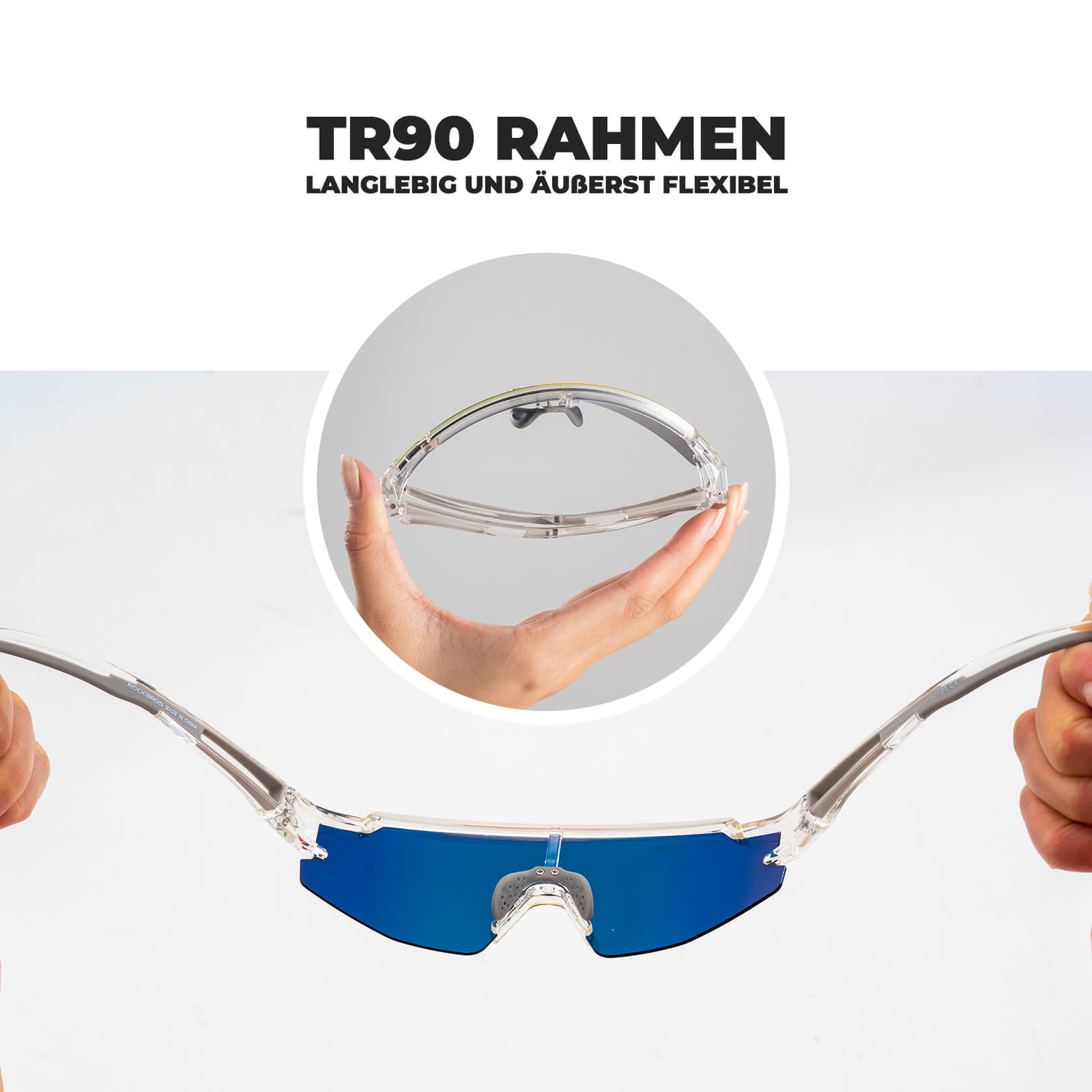 Polarisierte Sport- und Fahrradbrille für Kinder