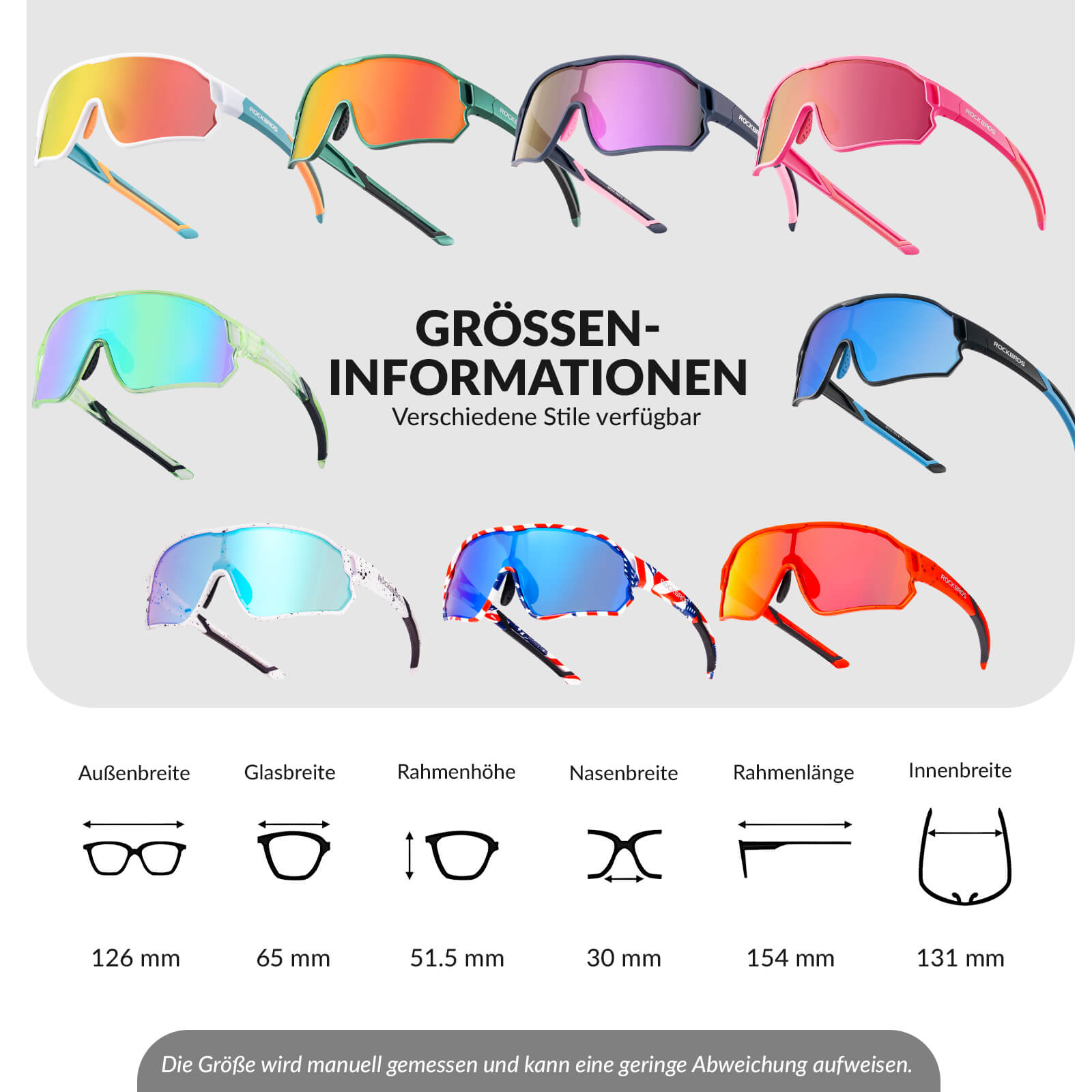 Polarisierte Kinder-Fahrradbrille mit UV400-Schutz