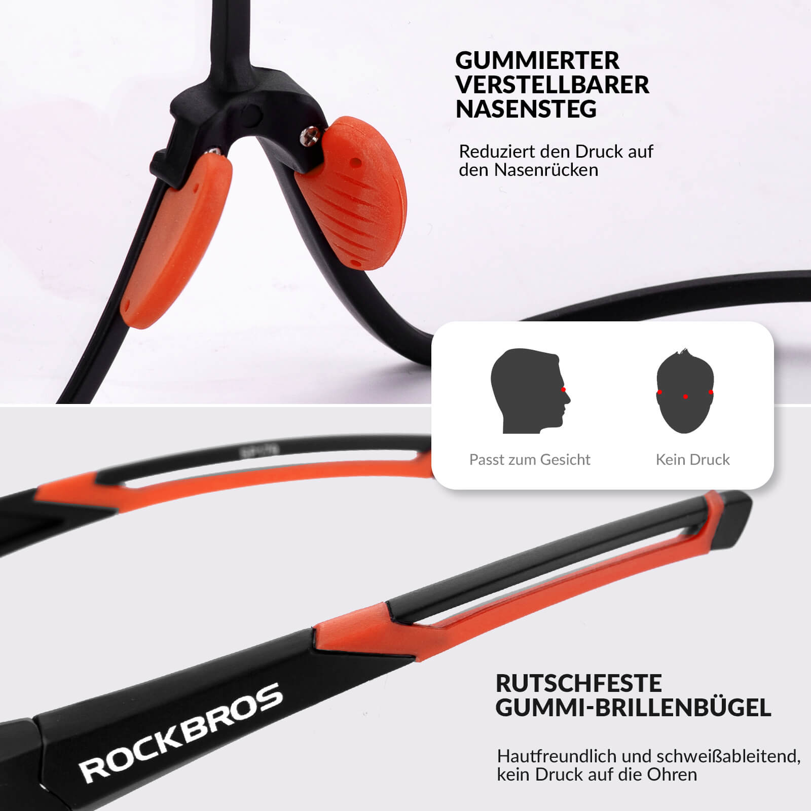 Selbsttönende Fahrradbrille für Kinder mit UV400-Schutz
