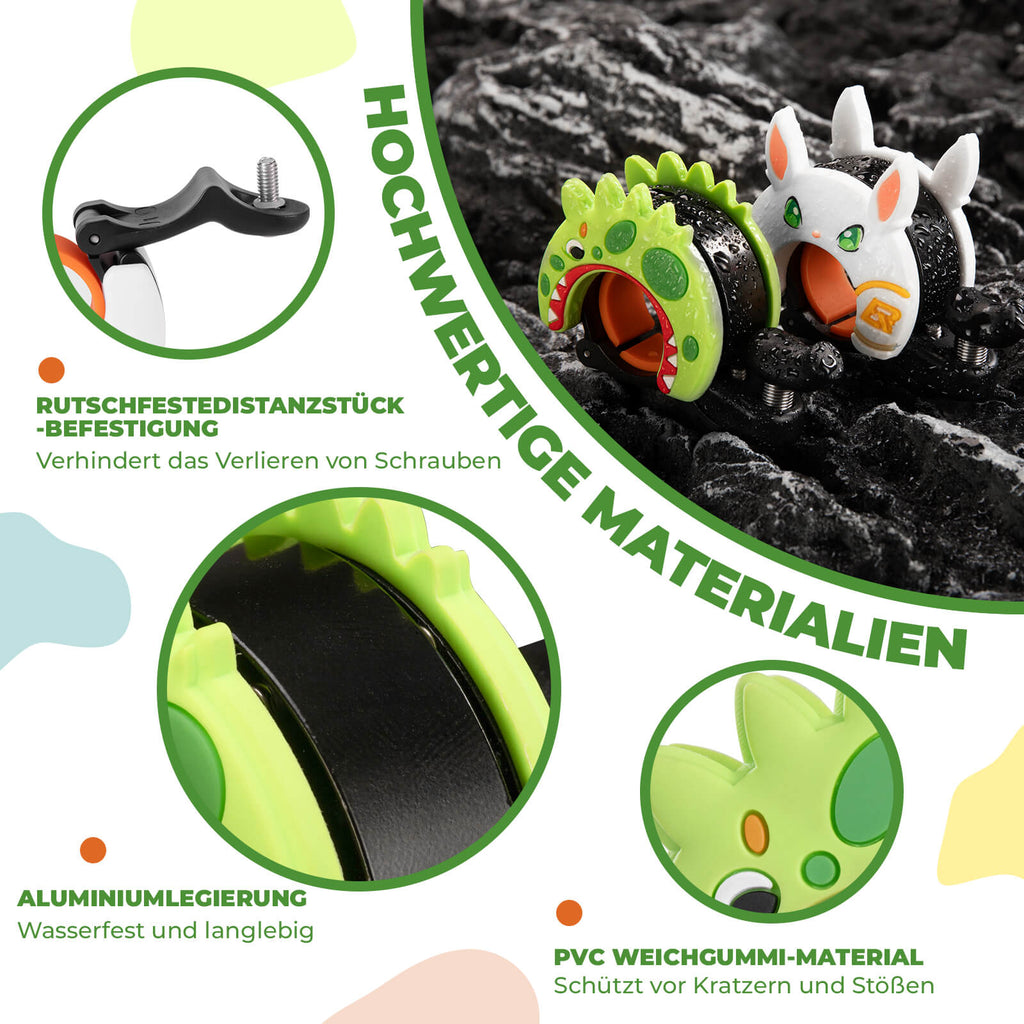Kinder Fahrradklingel Laut für Lenker 22,2-25,4mm