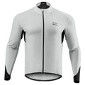 Leichte Fahrradjacke Atmungsaktiv Reflektierend Grau Herren