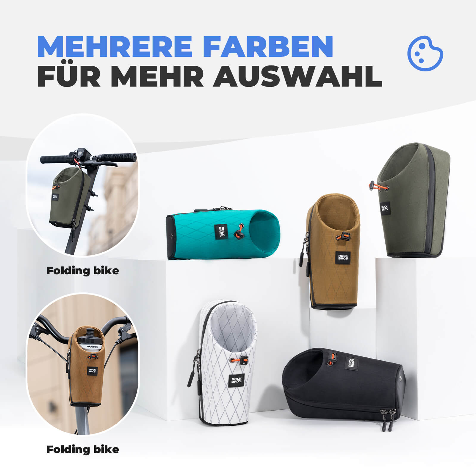 Lenkertasche Wasserflaschentasche 1.5L für Trinkflaschen Ø7 cm