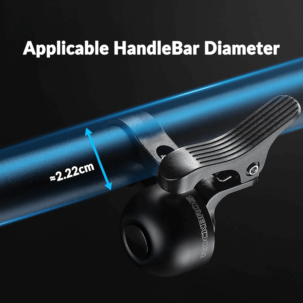 Rennrad Fahrradklingel 100dB für gebogene Lenker 22,2mm