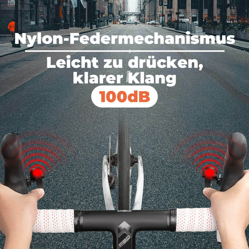 Rennrad Fahrradklingel für gebogene Lenker 27-30 mm