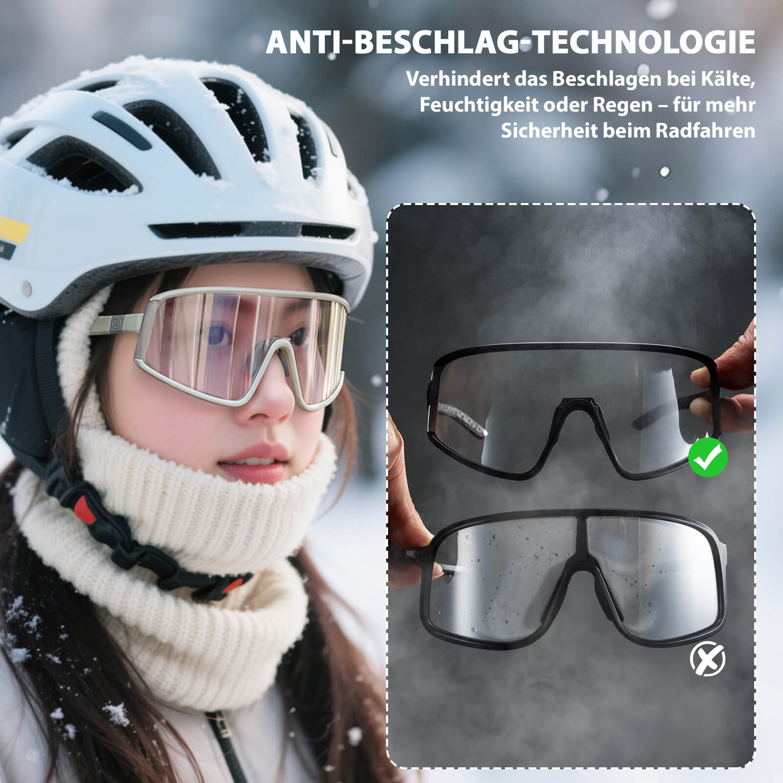 Selbsttönende Sonnenbrille Ultraleicht UV400 Schutz Grün