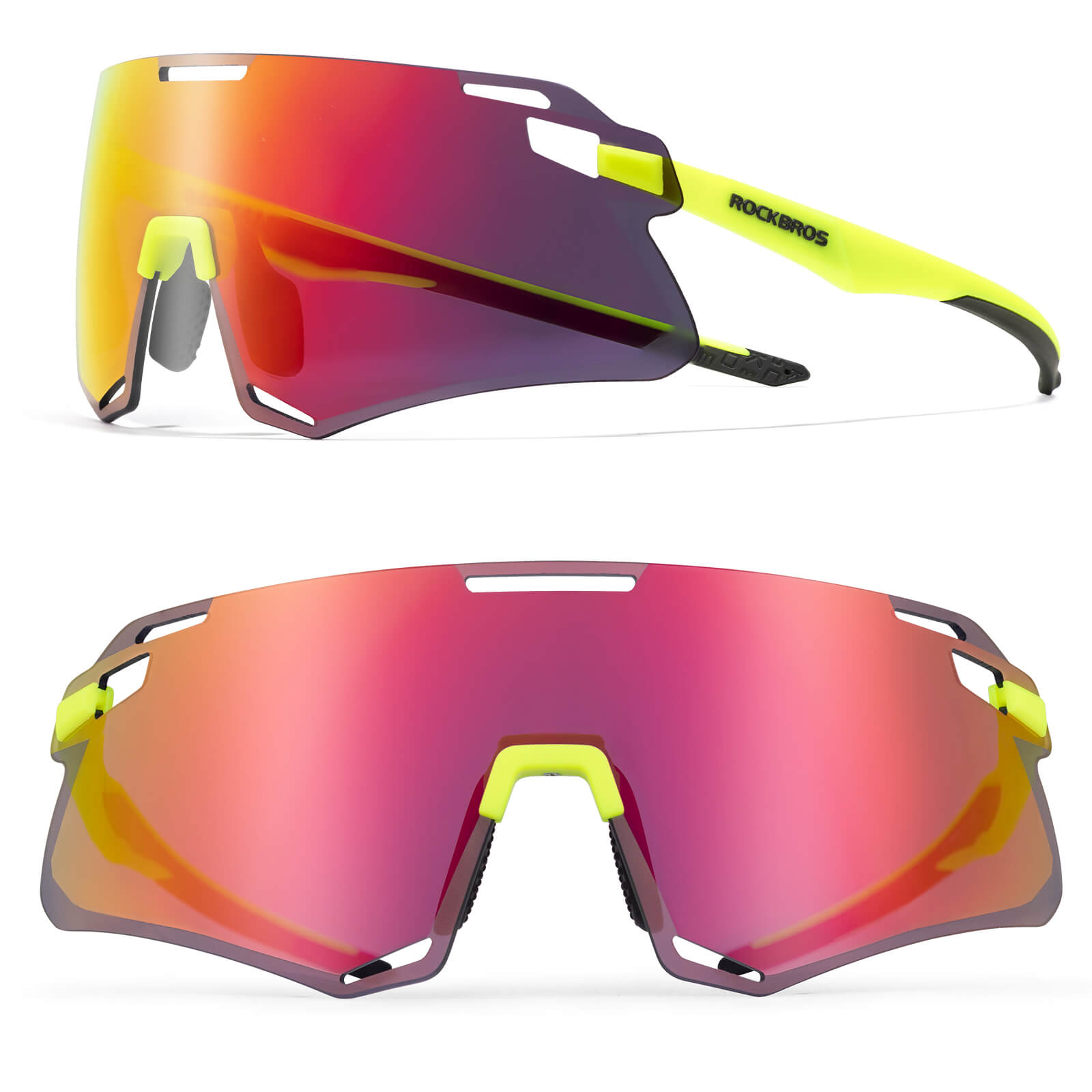 Aerodynamische und Windabweisende Sportbrille