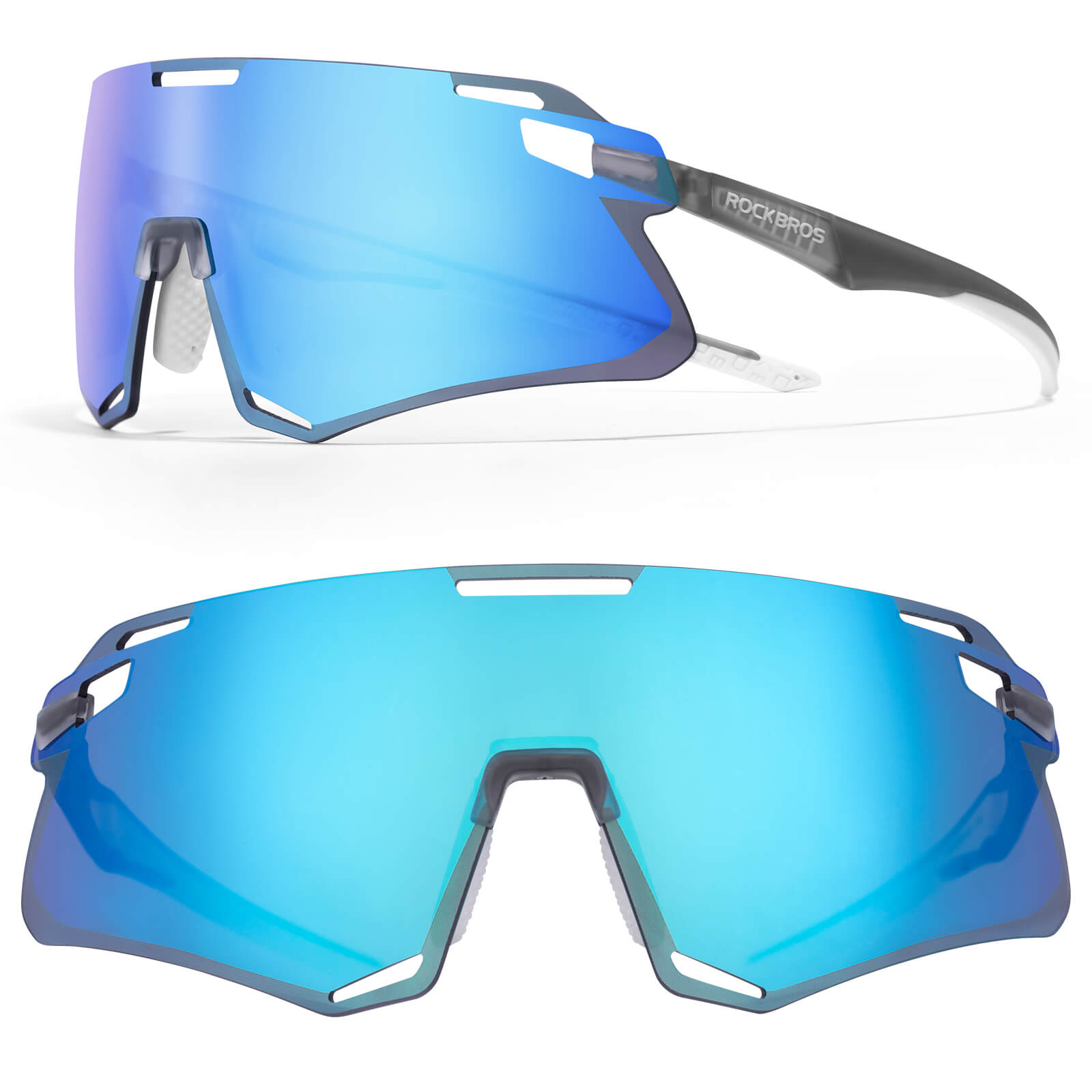 Aerodynamische und Windabweisende Sportbrille