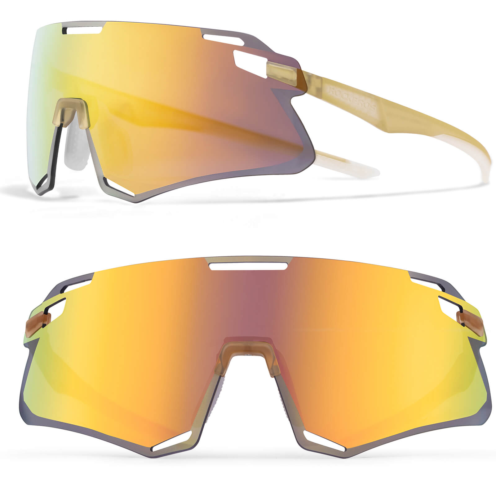 Aerodynamische und Windabweisende Sportbrille