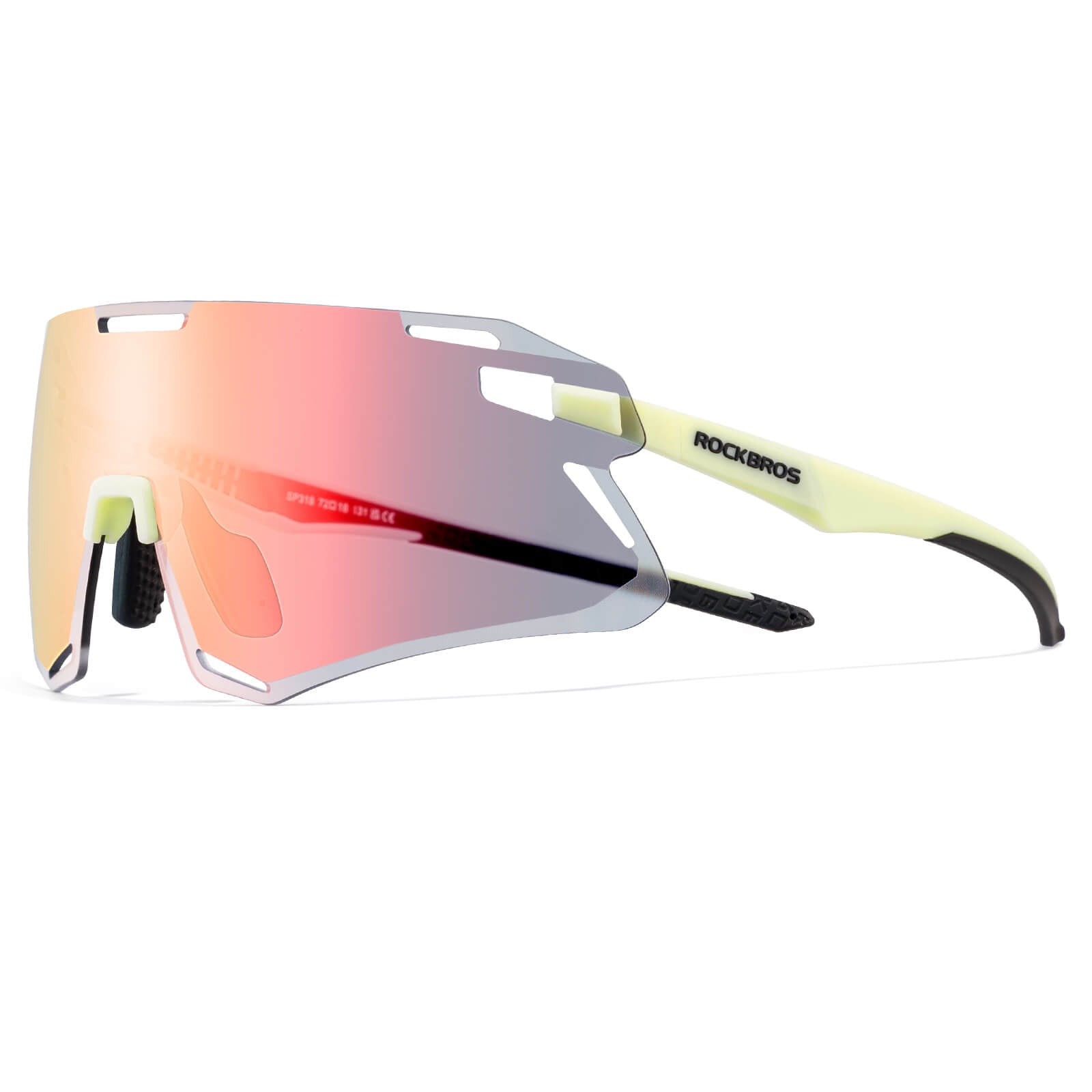 Aerodynamische und Windabweisende Sportbrille