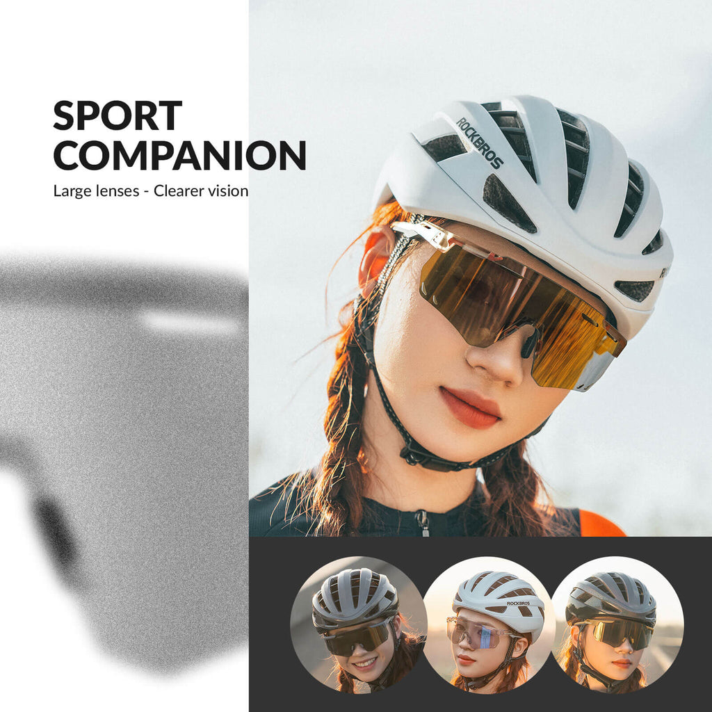 Ultraleichte und Selbsttönende Fahrradbrille (UV400)