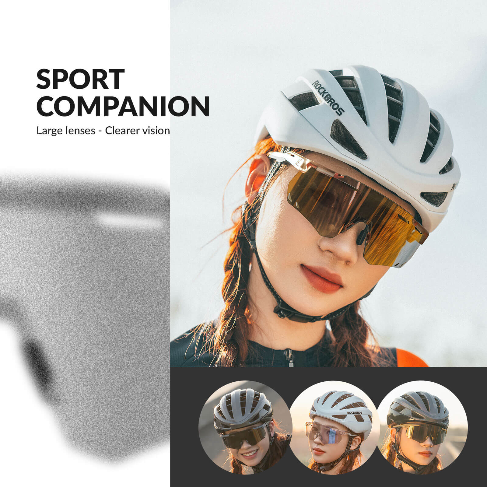 Ultraleichte und Selbsttönende Fahrradbrille (UV400)