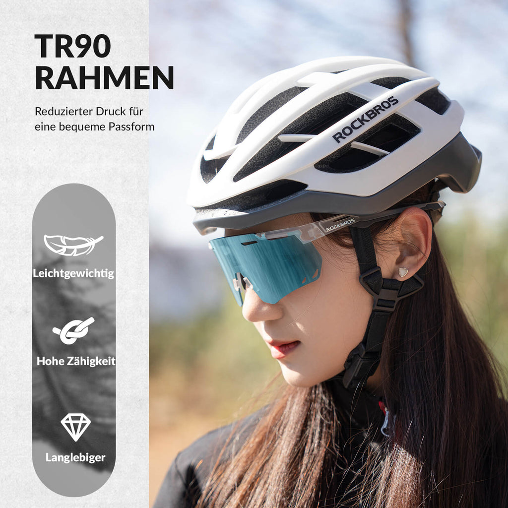 Ultraleichte und Selbsttönende Fahrradbrille (UV400)