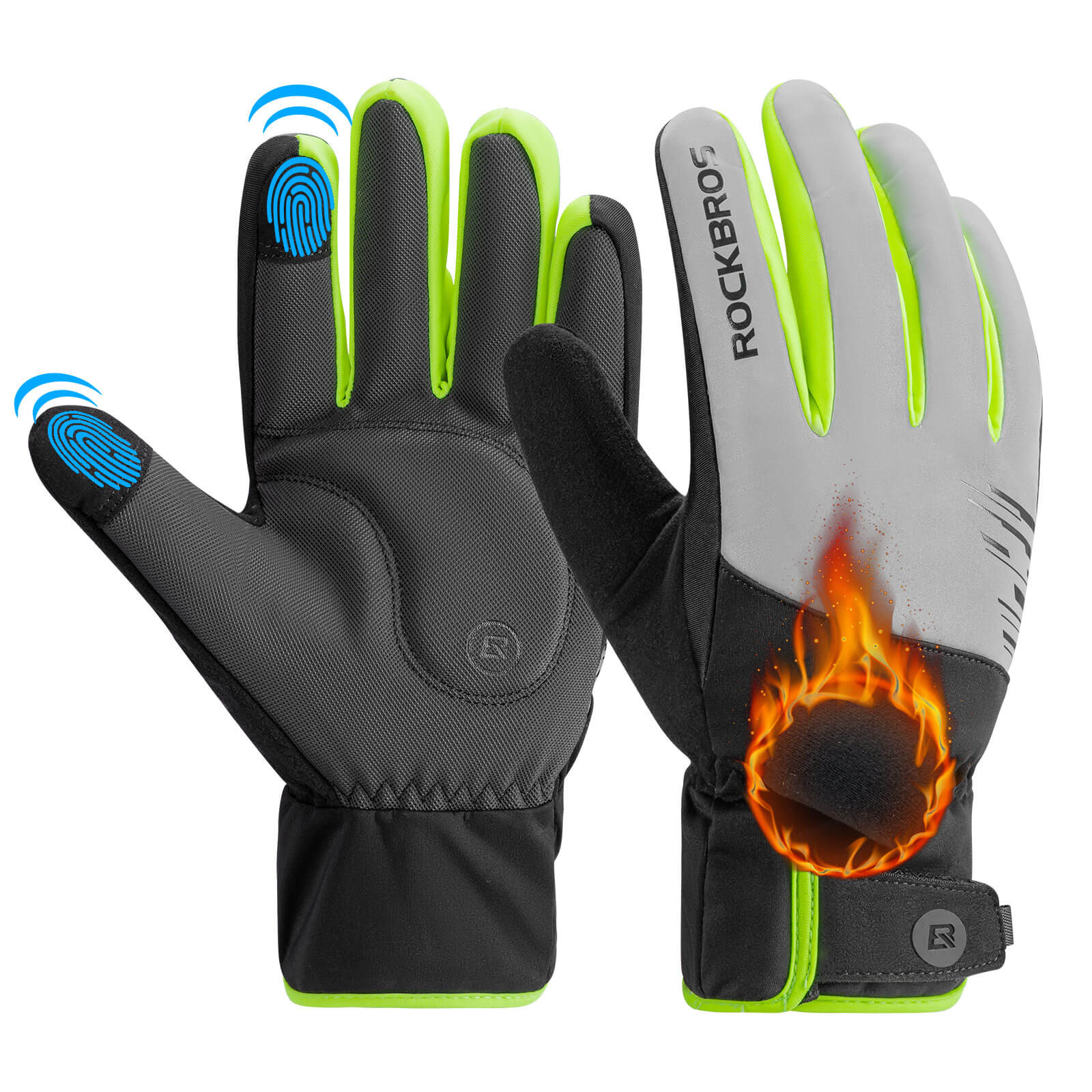 Winter Fahrradhandschuhe Touchscreen Warm Winddicht