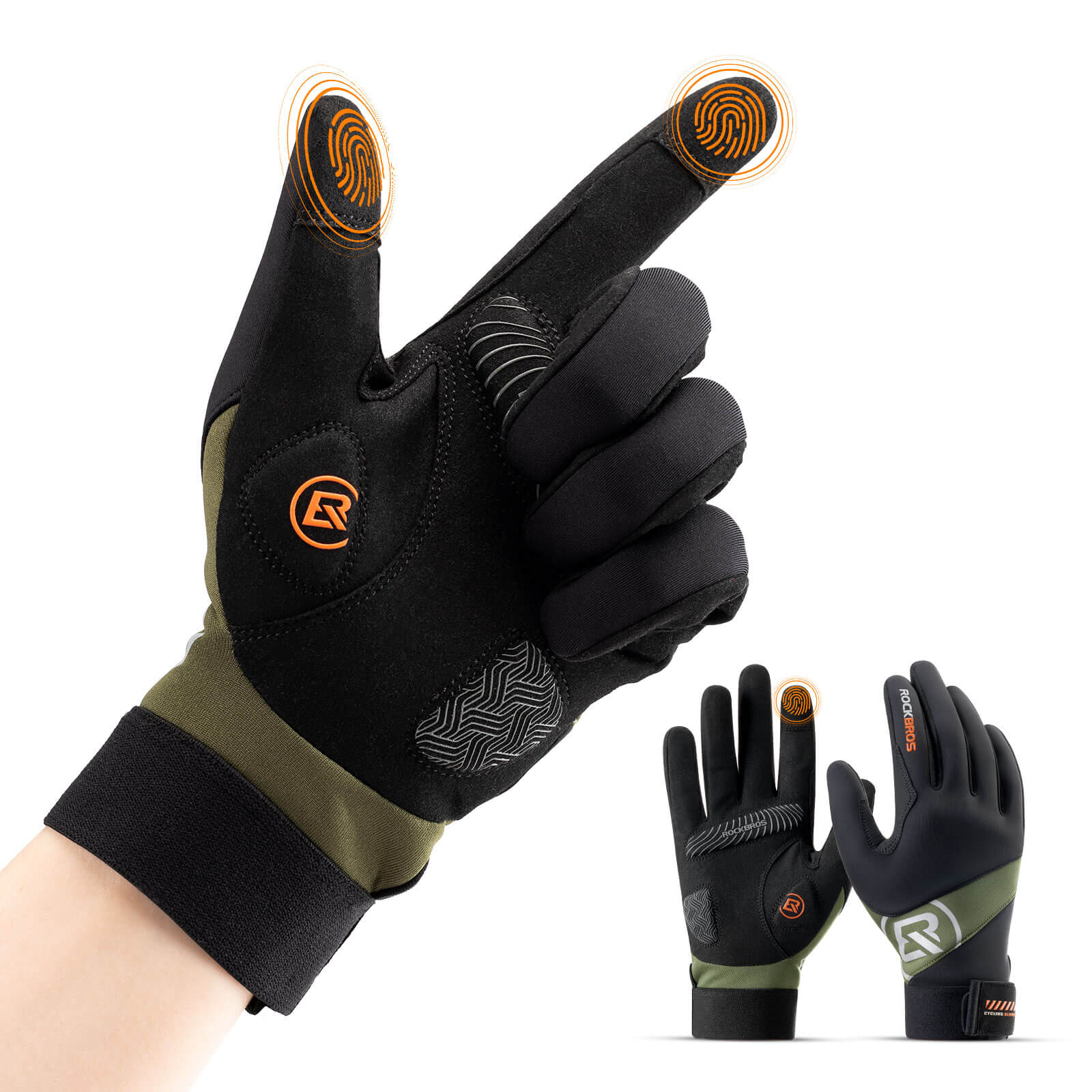 Herbst Fahrradhandschuhe Touchscreen-fähig
