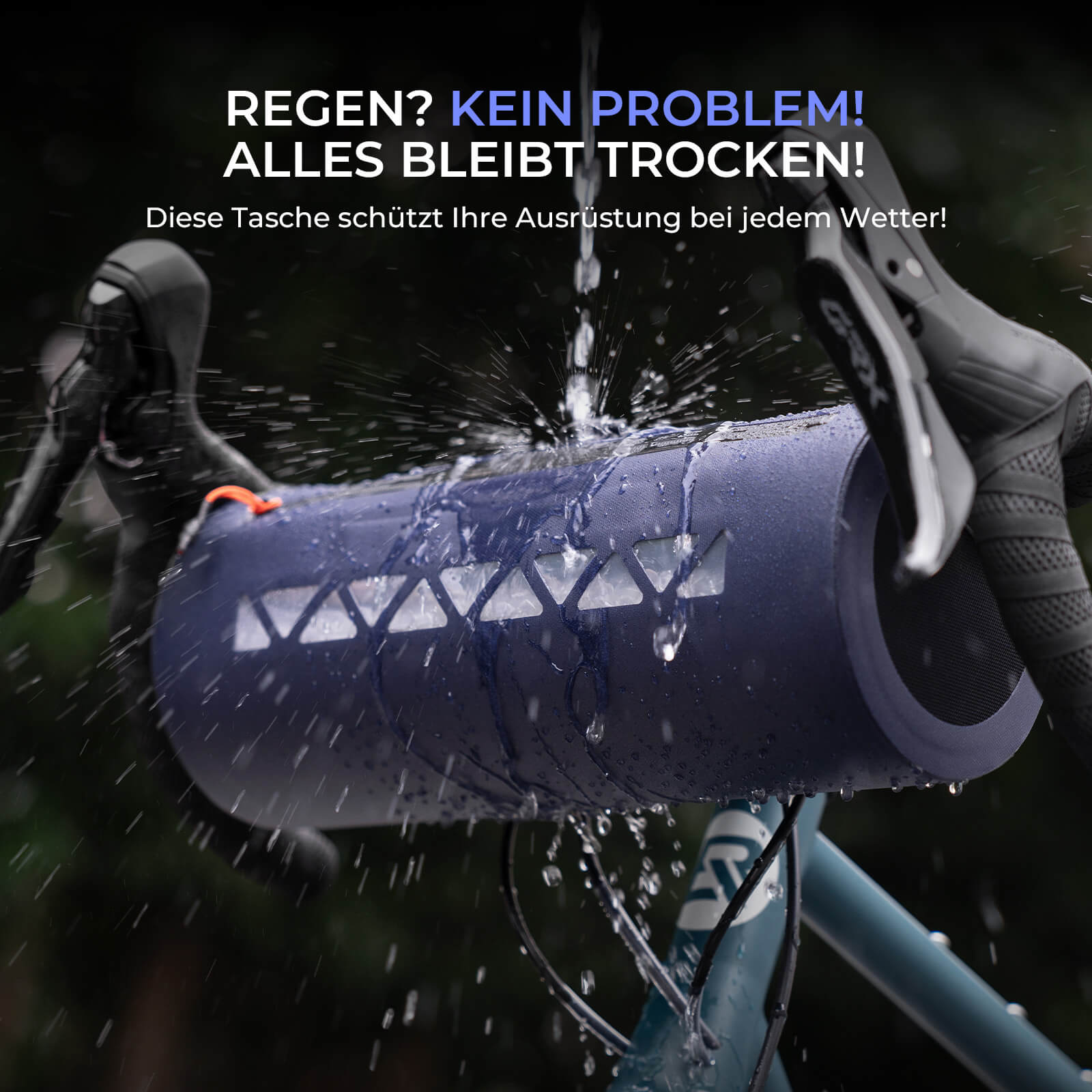 Road to Sky Fahrrad Lenkertasche Wasserdicht 4L