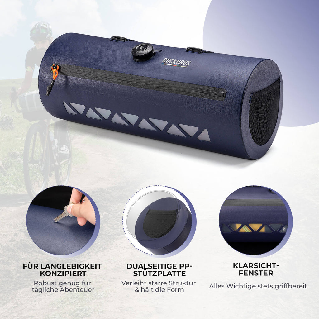 Road to Sky Fahrrad Lenkertasche Wasserdicht 4L