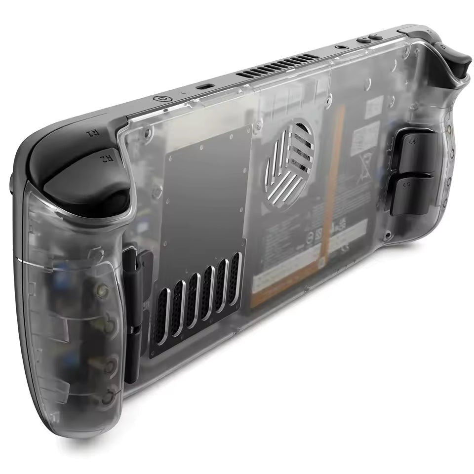 JSAUX Vents Transparent Back Plate für Steam Deck LCD & OLED (Clear)