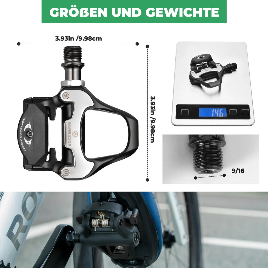 SPD Fahrradpedale 146g Leichtgewicht LOOK KEO Kompatibel
