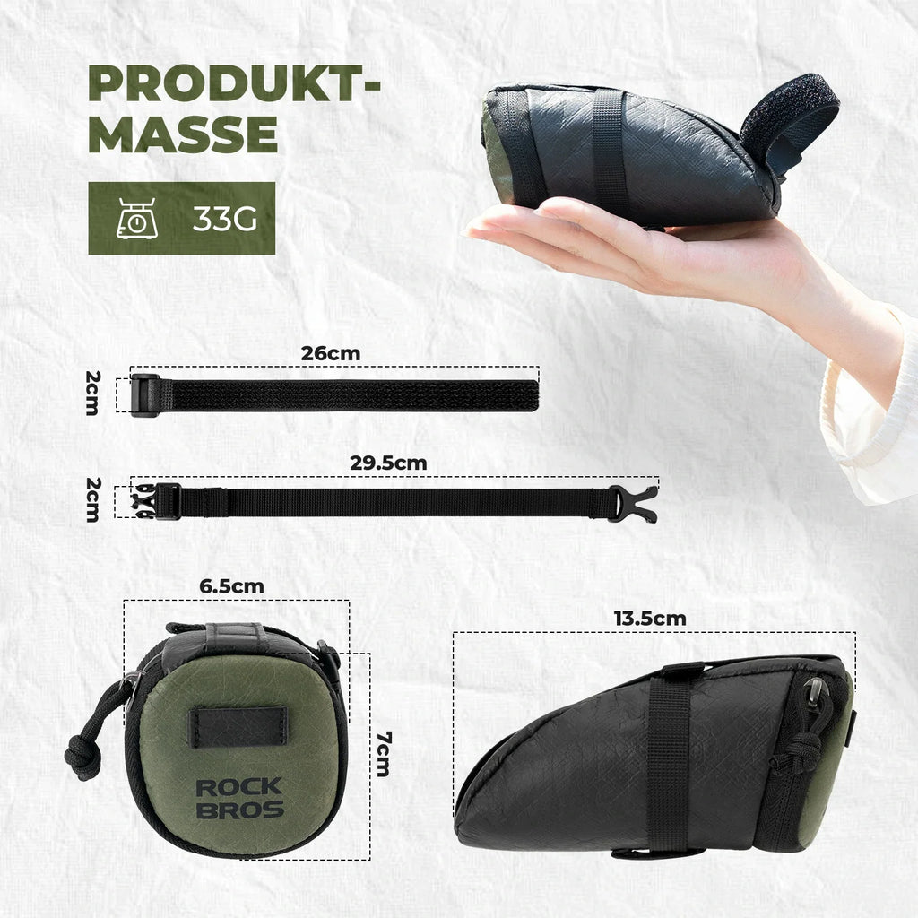 Satteltasche Wasserabweisend Kompakt 0.2L