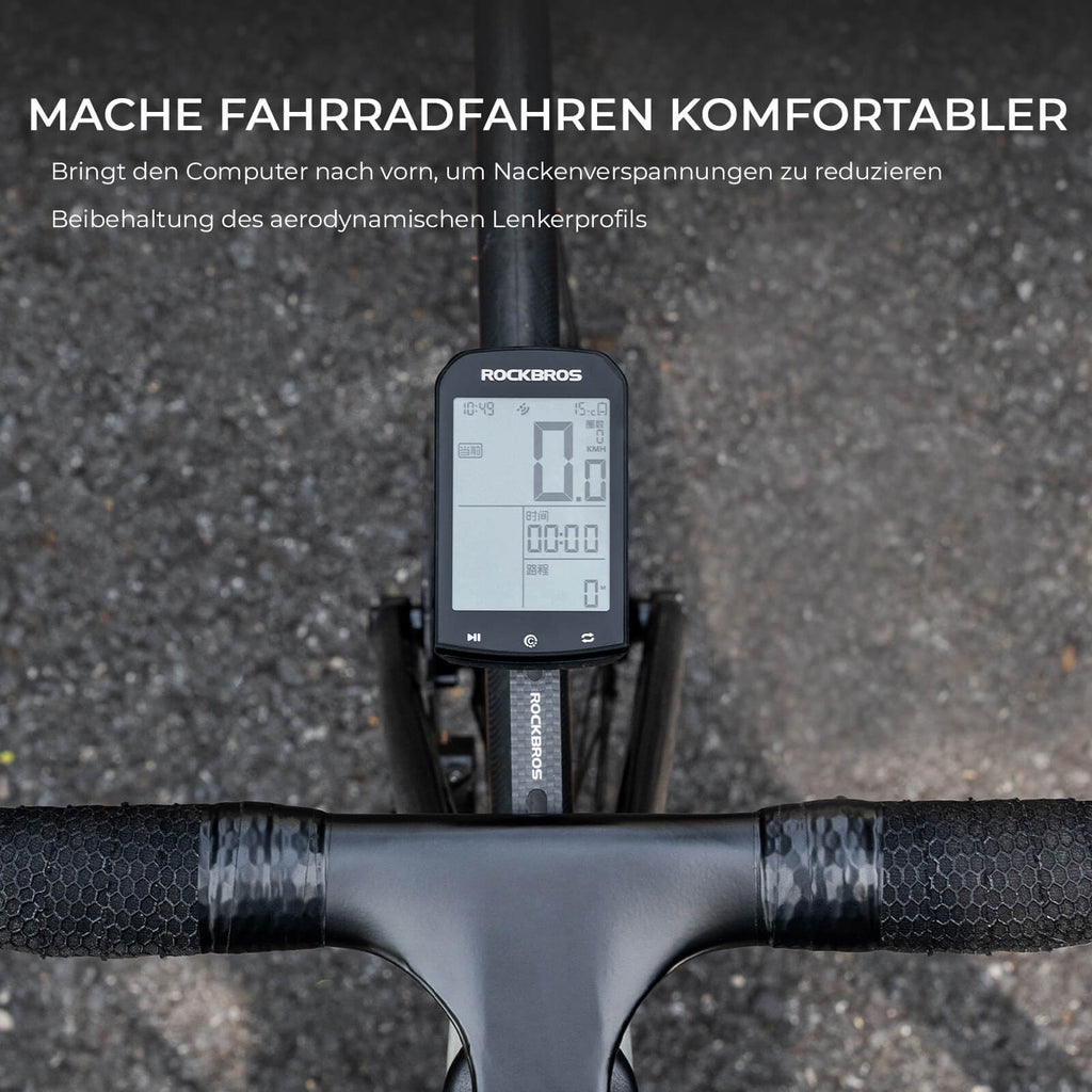 Universal Fahrrad Computer Halterung Leicht & Werkzeugfrei