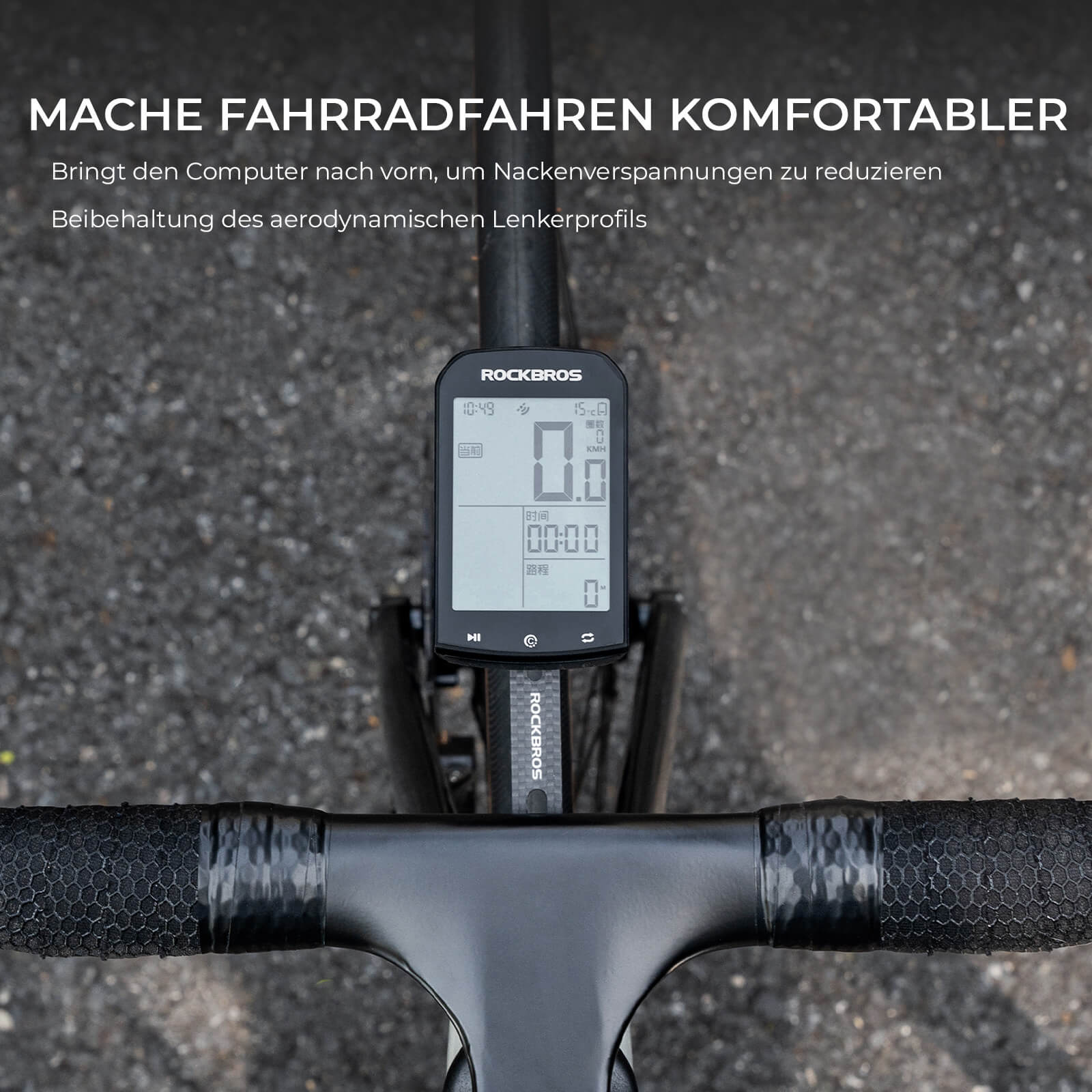 Universal Fahrrad Computer Halterung Leicht & Werkzeugfrei