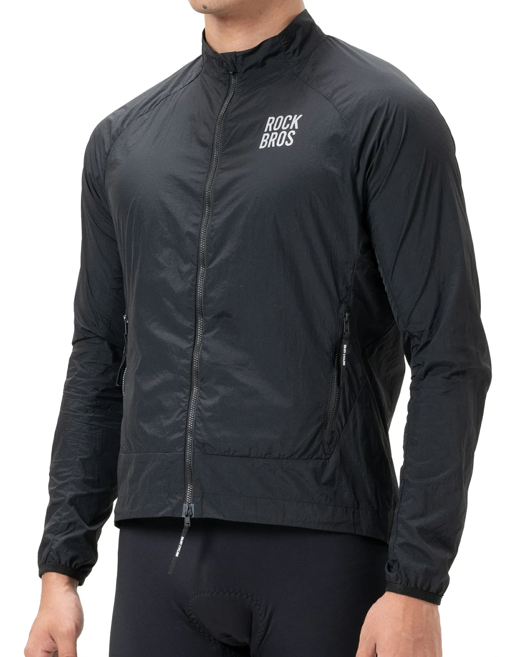 Winddichte Fahrradjacke, Leichte Atmungsaktive Schnelltrocknende Windbreaker, Faltbare