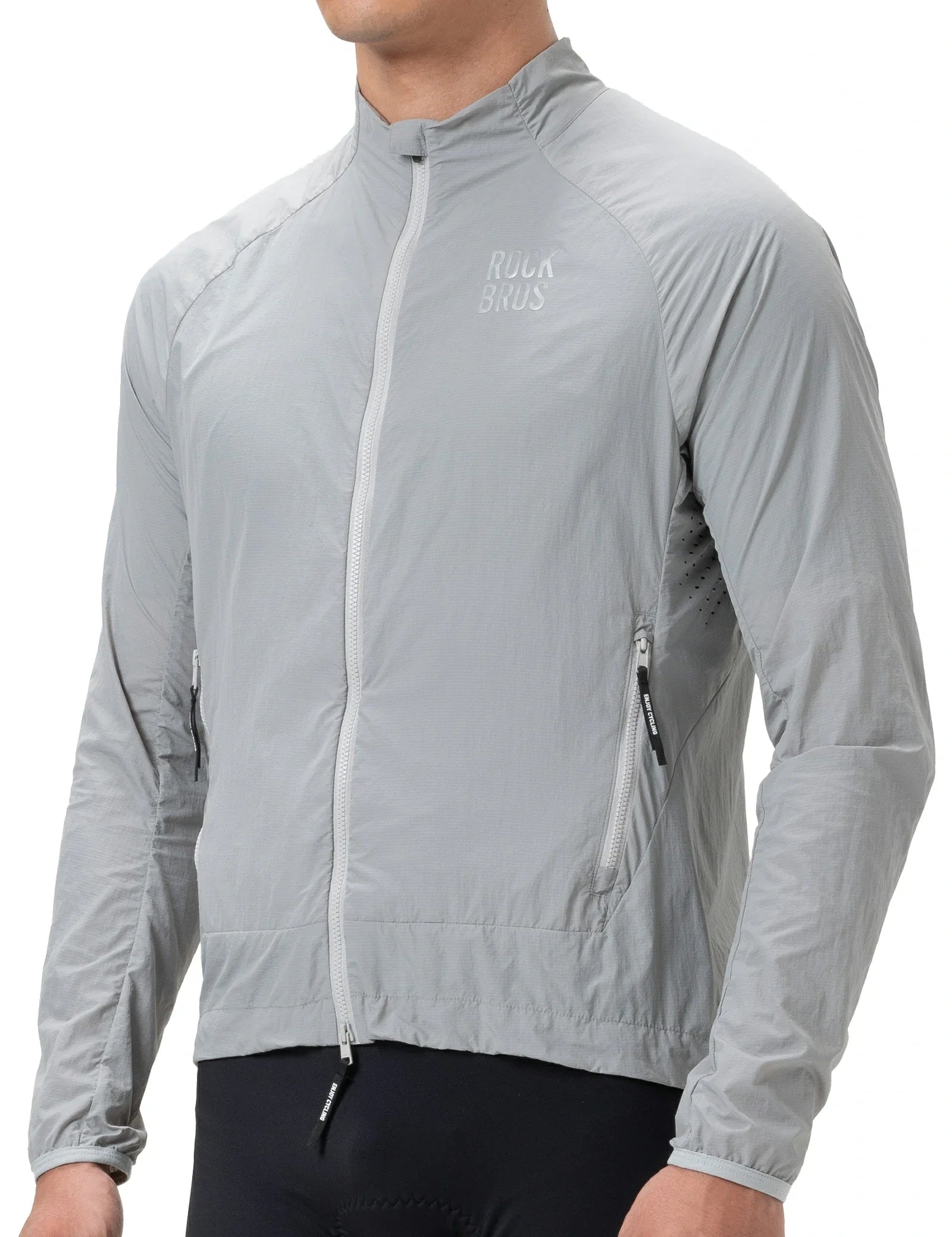 Winddichte Fahrradjacke, Leichte Atmungsaktive Schnelltrocknende Windbreaker, Faltbare