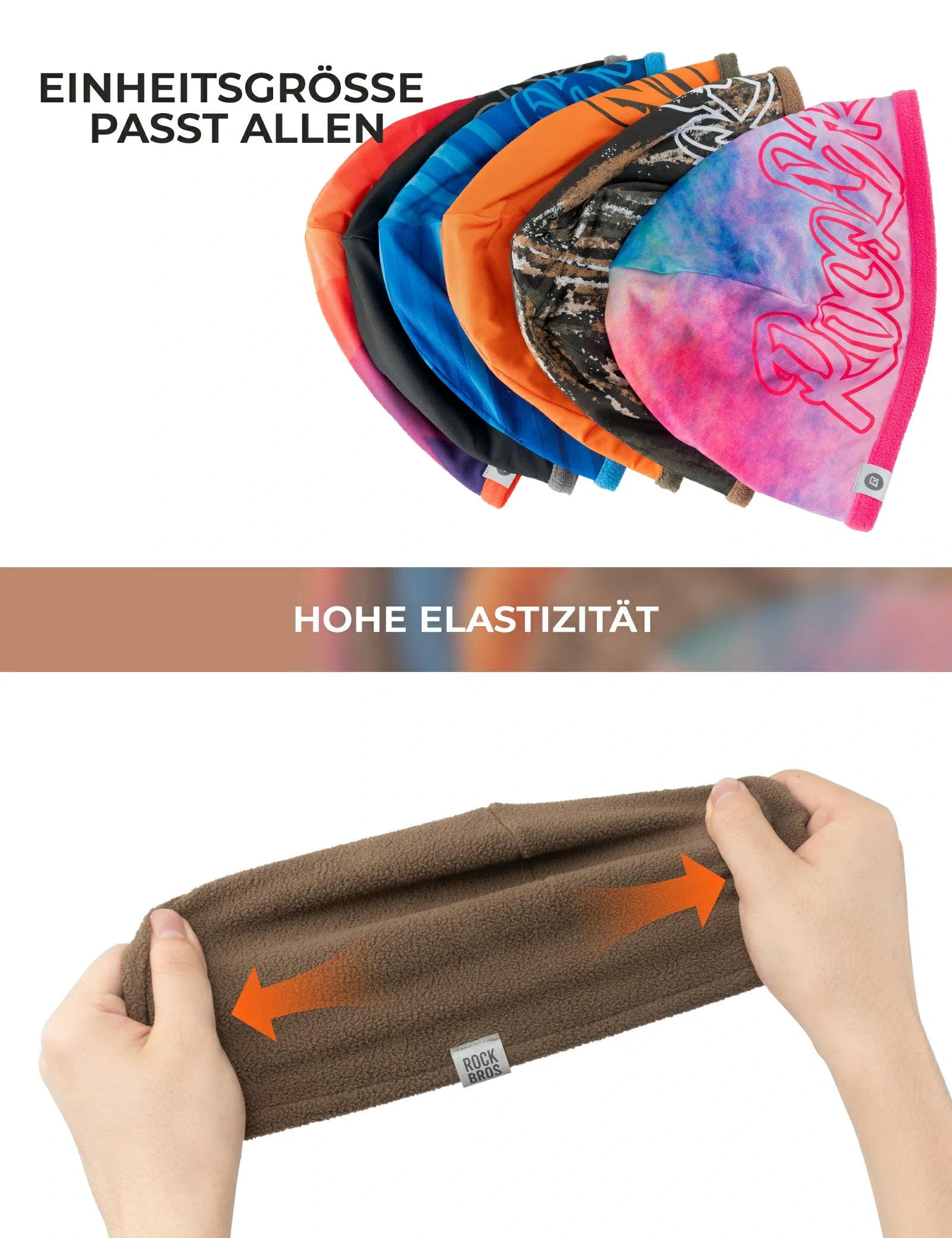 Wendbares Thermo-Mütze (2-in-1) Wintermütze mit Ohrenschutz