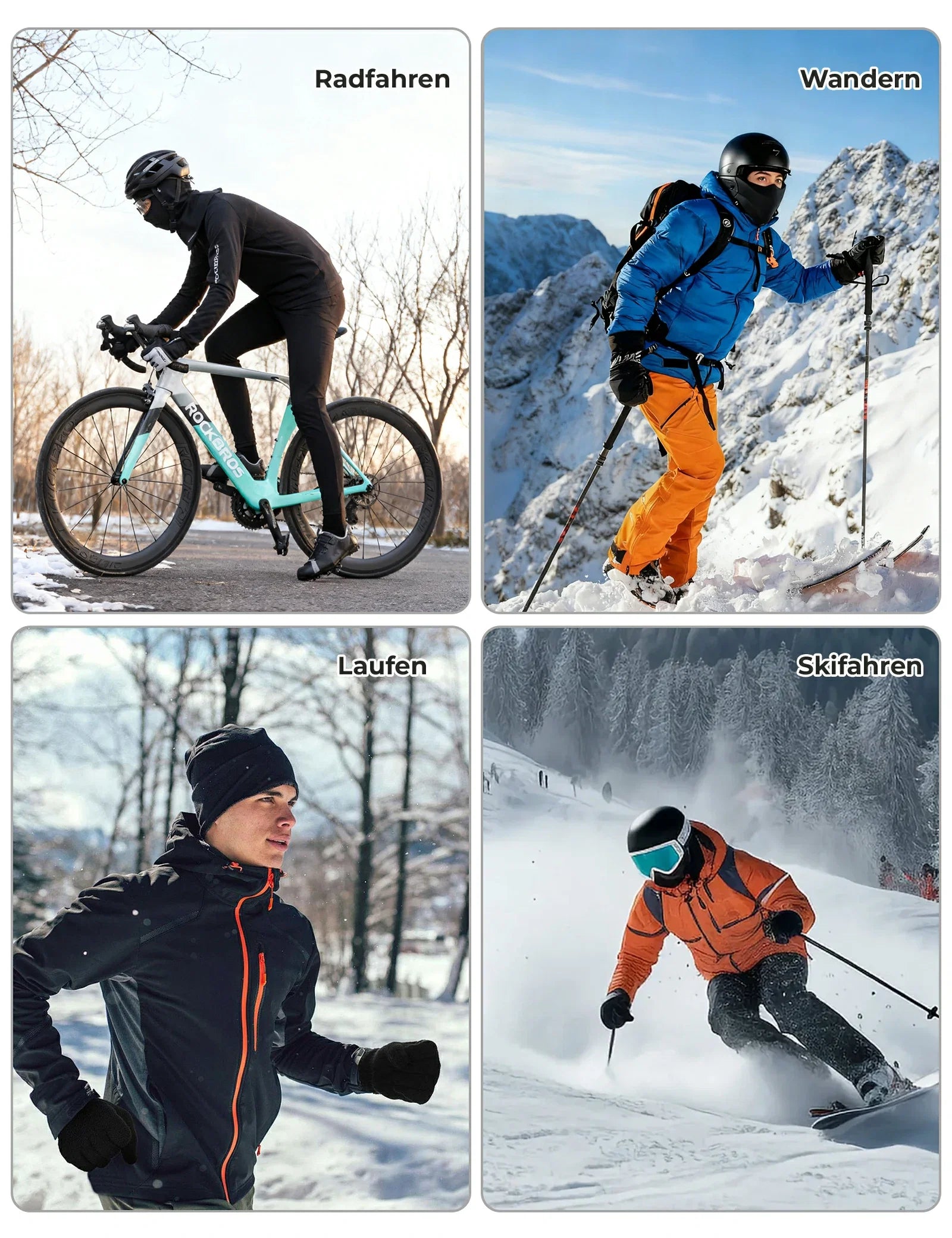 Wendbares Thermo-Mütze (2-in-1) Wintermütze mit Ohrenschutz
