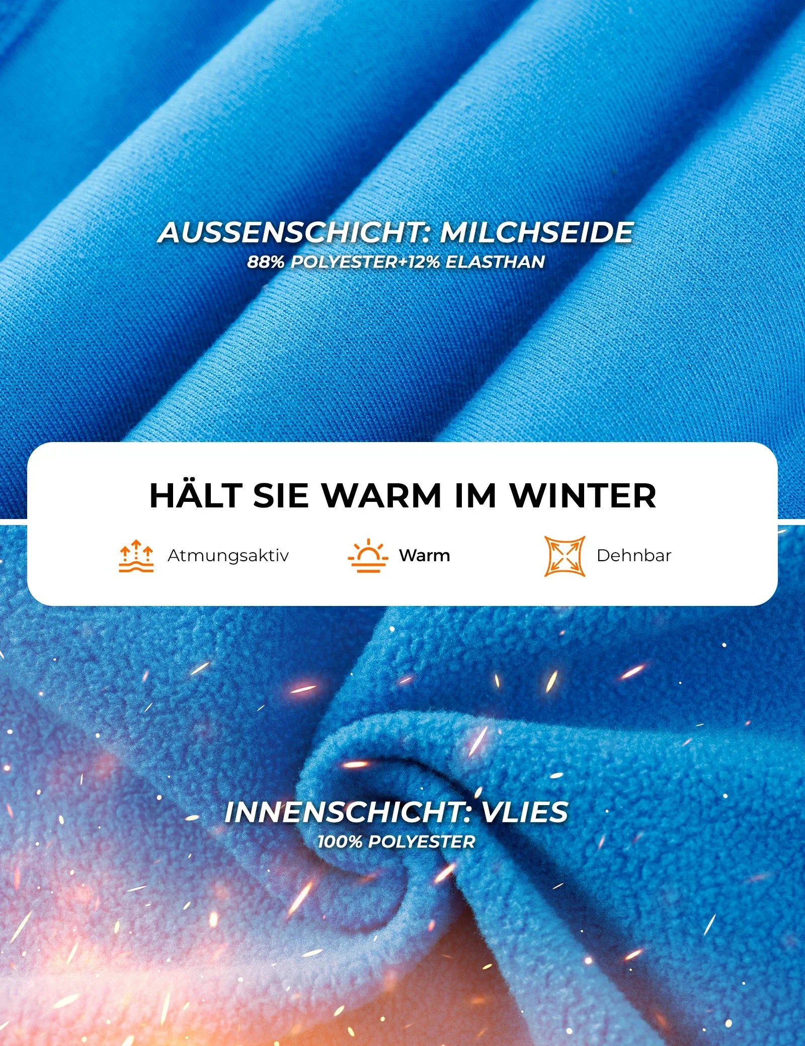 Wendbares Thermo-Mütze (2-in-1) Wintermütze mit Ohrenschutz