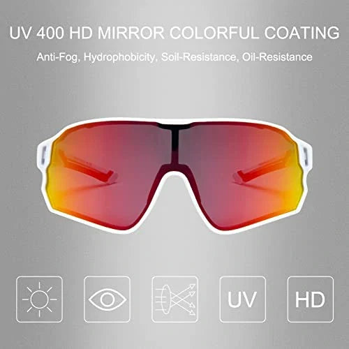 Polarisierte Sportbrille für Radfahrer (UV-Schutz)