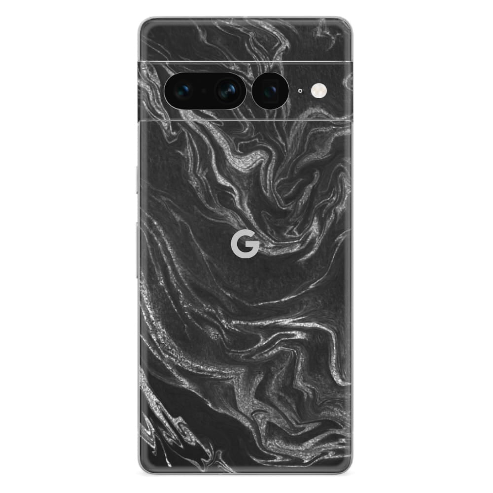 Google Pixel 7 Skin Black Silver