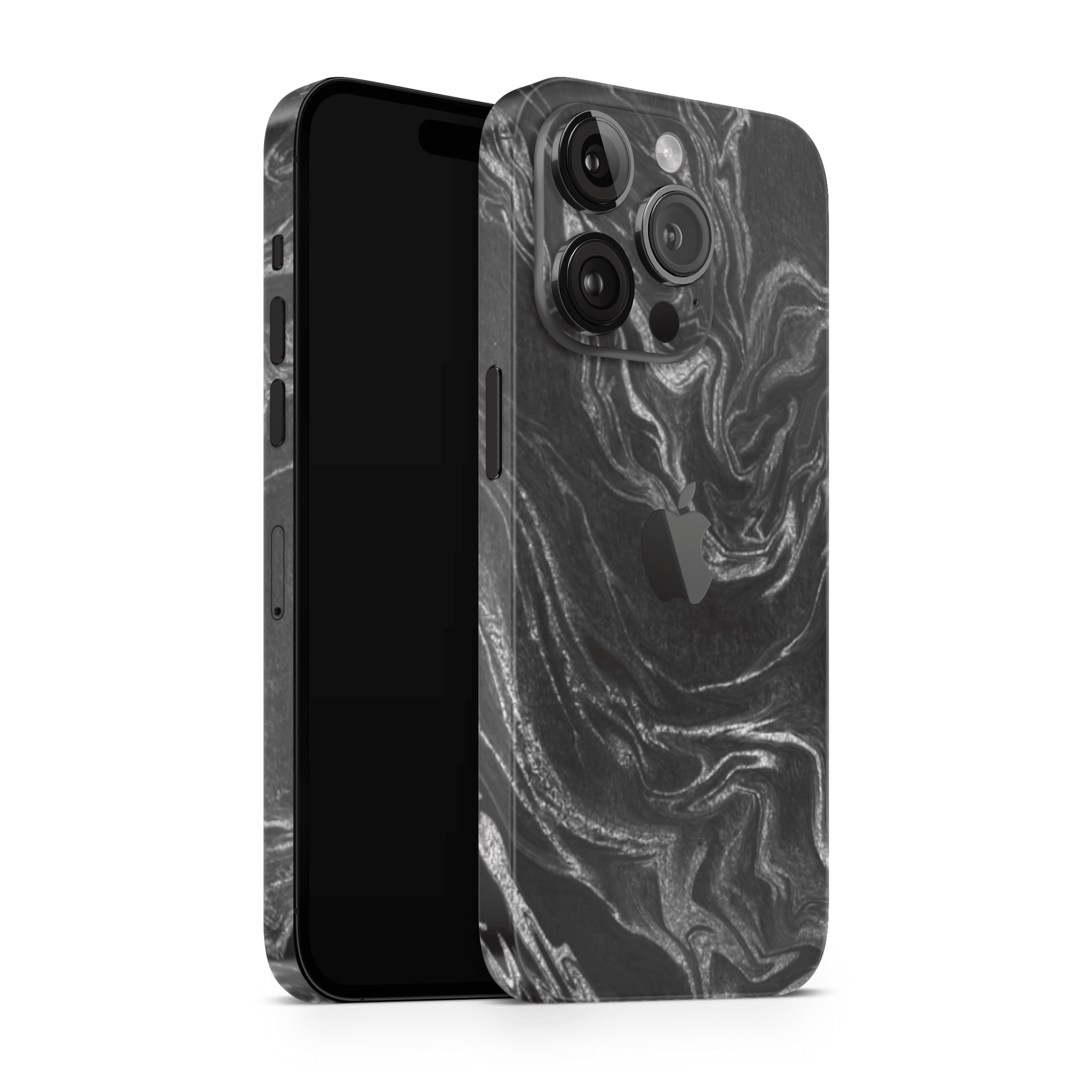 iPhone 16 Pro Skin Black Silver