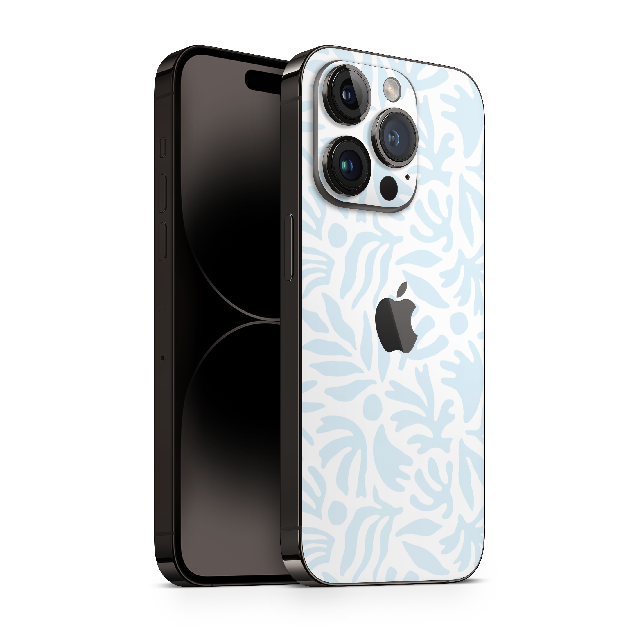 iPhone 15 Pro Skin Koralle Blau