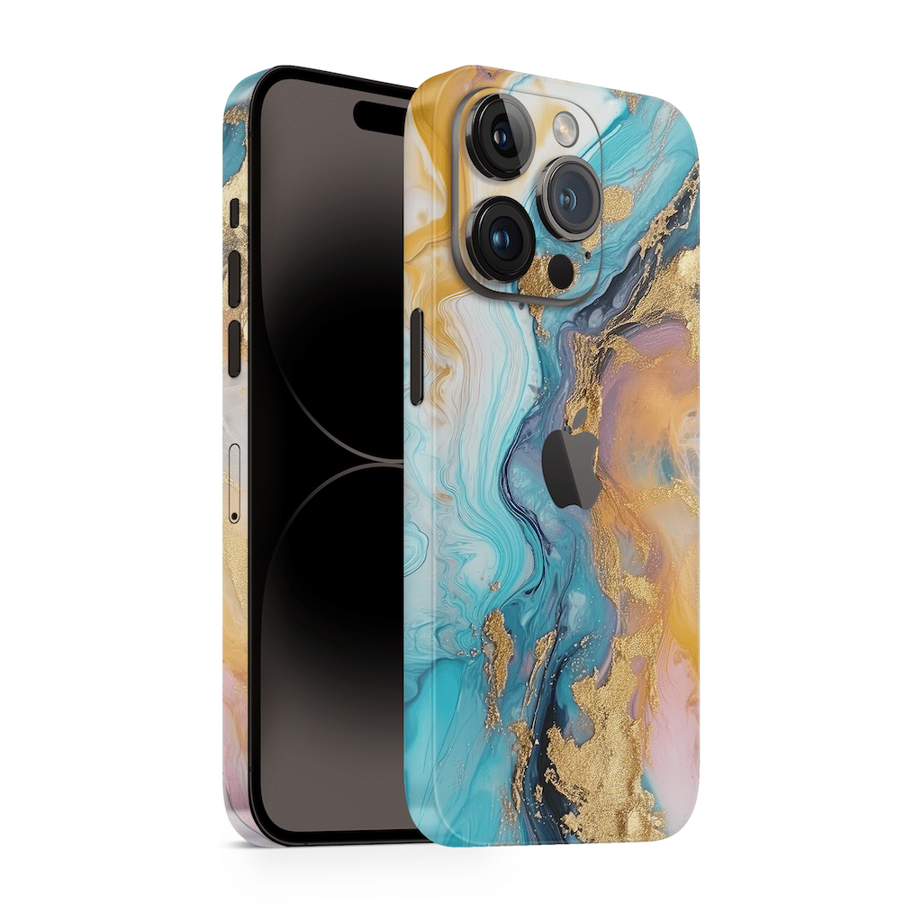 iPhone 13 Pro Skin Gold Pastell