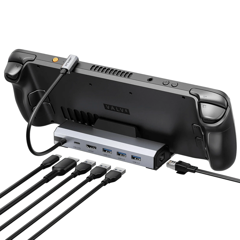 Docking Station für Steam Deck LCD & OLED/ROG Ally X - 6 in 1