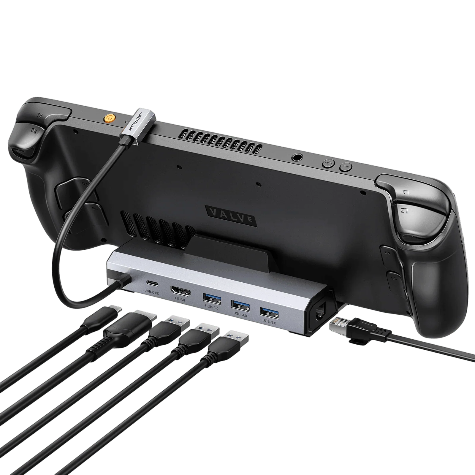 Docking Station für Steam Deck LCD & OLED/ROG Ally X - 6 in 1