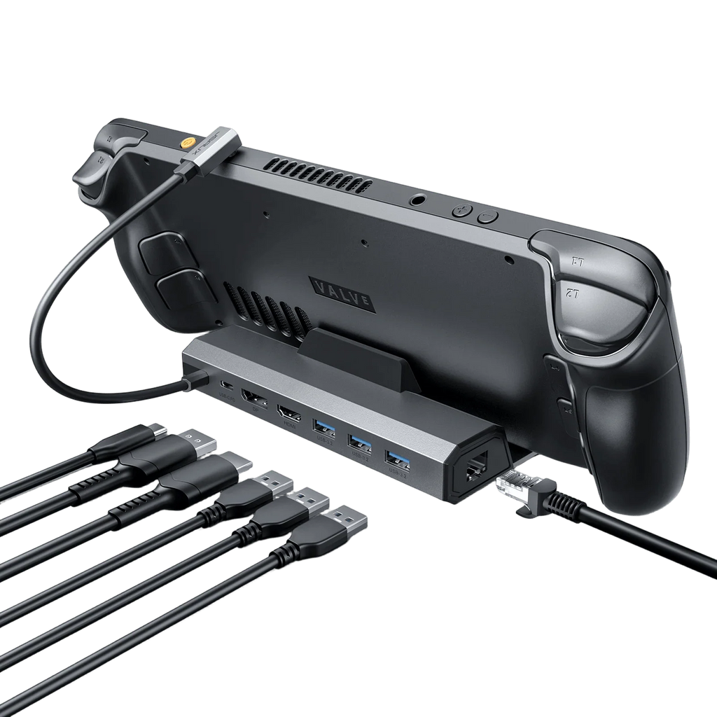 Docking Station für Steam Deck LCD & OLED/ROG Ally X - 7 in 1