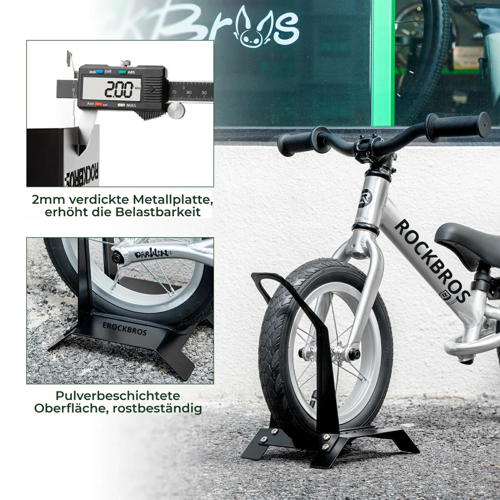 Fahrrad Parkständer für 12 Zoll Kinderfahrrad