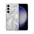 Galaxy S23 Skin Gold Marble