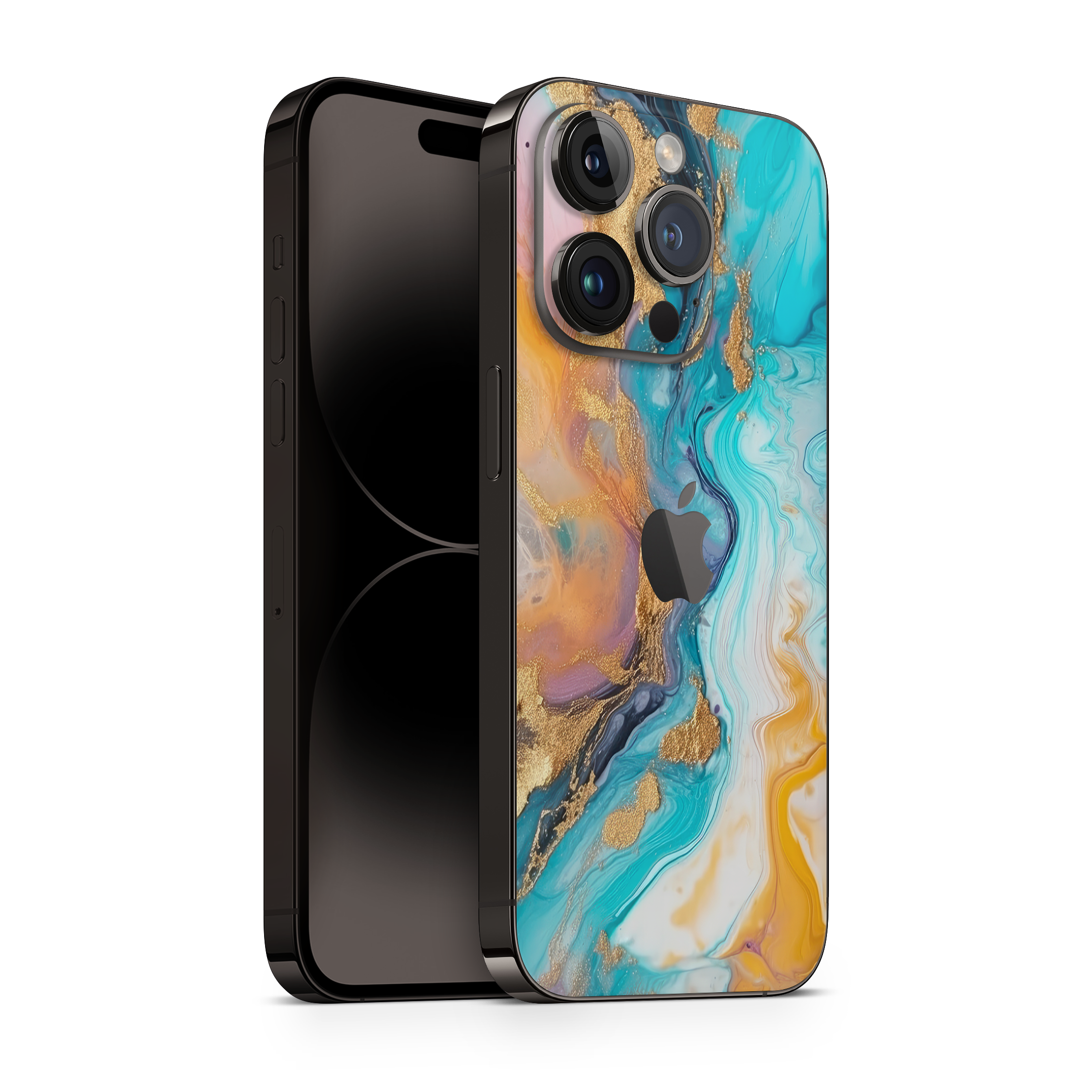 iPhone 16 Pro Max Skin Gold Pastell