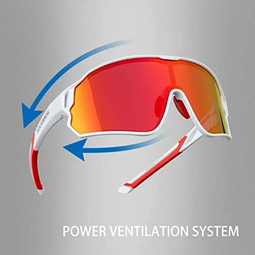 Polarisierte Sportbrille für Radfahrer (UV-Schutz)