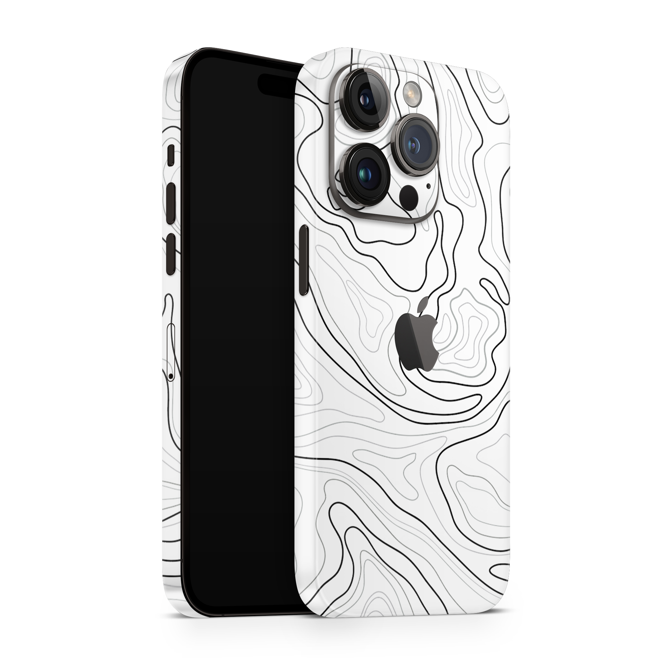 iPhone 14 Pro Max Skin Topo White Matt