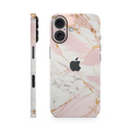 iPhone 16 Plus Skin Pink Marble