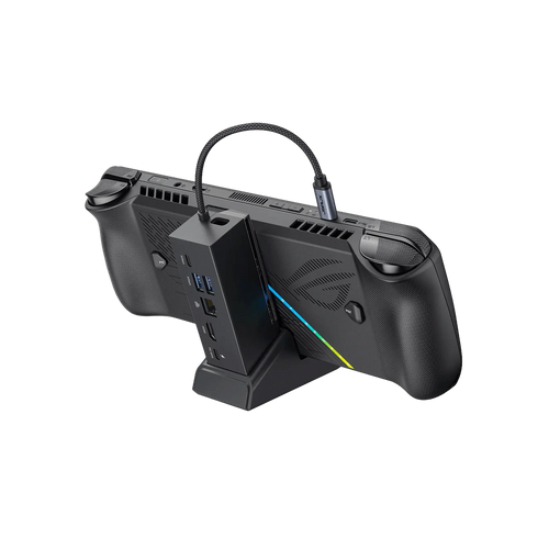 6 in 1 Docking Station für Steam Deck, ROG Ally X, Lenovo Legion Go - Schwarz & Weiß