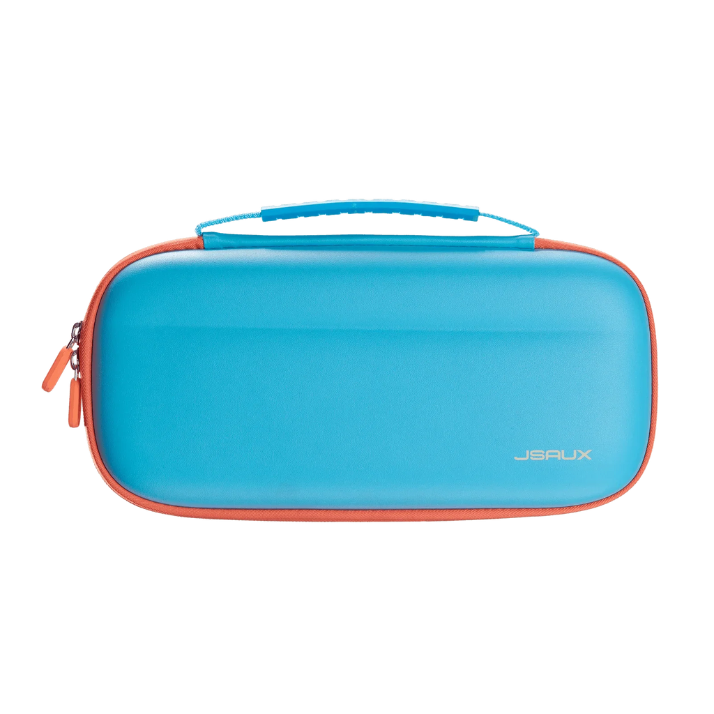 Ultra-dünne Transporttasche für Nintendo Switch 2 - blau & orange